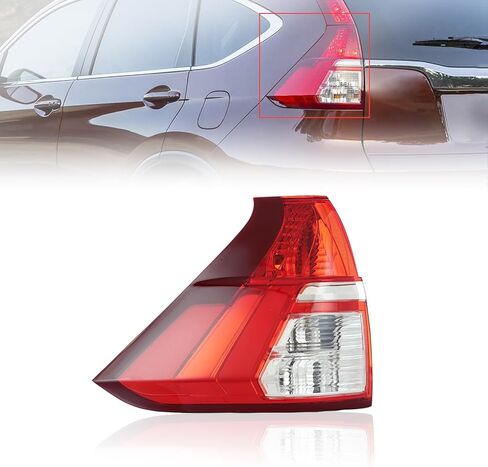 KARPAL Rear Tail Light Lower Tail Lamp Assembly Left Driver Side Compatible with 2015 2016 Honda CR-V, Replacement 33550T1WA01 HO2800186 in Saudi Arabia
