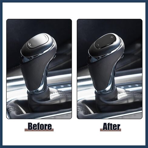 Auto Car Gear Shift Knob Cover Sticker Stainless Steel for Chevrolet Equinox 2018-2020 Black Stylish Design in Saudi Arabia