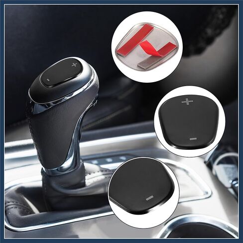 Auto Car Gear Shift Knob Cover Sticker Stainless Steel for Chevrolet Equinox 2018-2020 Black Stylish Design in Saudi Arabia