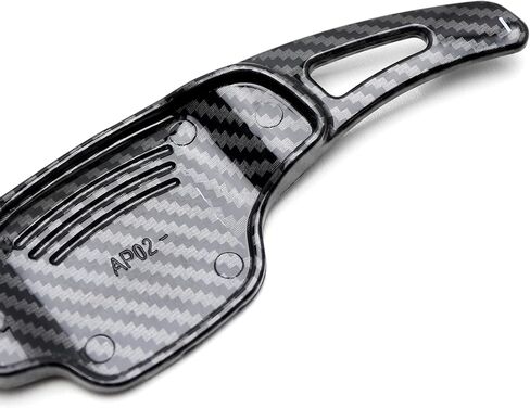 iJDMTOY Twill-Weave Carbon Fiber Pattern Style Larger Paddle Shifter Extensions Compatible with Chevrolet 2012-15 Camaro, 2016-19 Cadillac CT6 XT5, Buick Regal Lacrosse, etc in Saudi Arabia