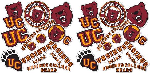 Desert Cactus Ursinus College Stickers UC Bears Vinyl Decals Laptop Water Bottle Car Scrapbook 13.46x10.94 Sheet T2 (Type 2) in Saudi Arabia