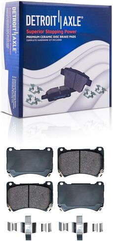 Detroit Axle - Brake Kit for 1996-1999 Subaru Legacy Drilled & Slotted Brake Rotors Ceramic Brakes Pads w/Hardware 1997 1998 Front and Rear Replacement [Models w/Single Piston Caliper] in Saudi Arabia