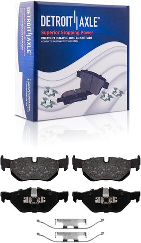 Detroit Axle - Brake Kit for 2006 BMW 325i, 2007 328i Brake Rotors and Ceramic Brakes Pads Front and Rear Replacement in Saudi Arabia