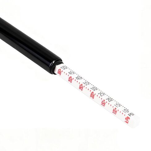Pencil Tire Pressure Gauge (2-Pack) – 10-50 PSI/kPA, with Heavy-Duty Chrome Metal Head & Stainless Steel Body. Suitable for Cars, Trucks, RVs & Bicycles in Saudi Arabia