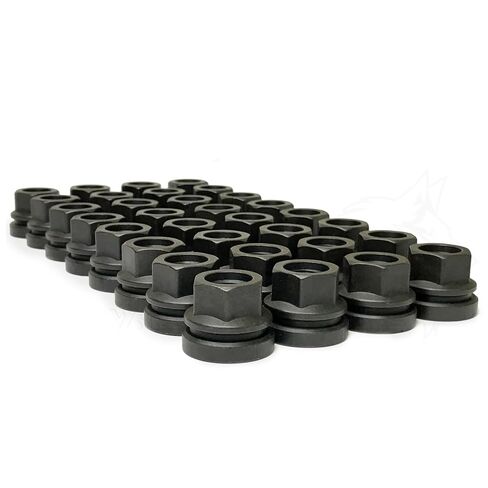 32 قطعة غسالة مسطحة OEM مصنع نمط العروة المكسرات 14x2.0 ل 1999-2002 فورد F-250 F-350 رحلة 14X2 in Saudi Arabia