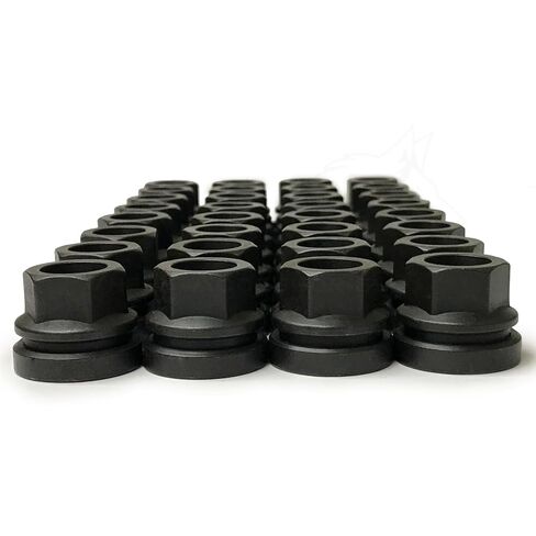 32 قطعة غسالة مسطحة OEM مصنع نمط العروة المكسرات 14x2.0 ل 1999-2002 فورد F-250 F-350 رحلة 14X2 in Saudi Arabia