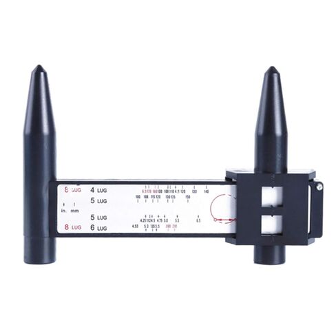 4 5 6 8 Holes Lug Wheel Bolt Pattern Gauge Quick Measuring Measurement Hand Tool Black one size in Saudi Arabia