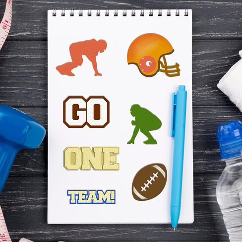 Football Dies American Football Metal Cutting Die Football Game Die Cut for Card Making, Go Team Football Helmet Words Die Cut for Football Sports DIY Scrapbooking Photo Album Card Craft Decoration in Saudi Arabia