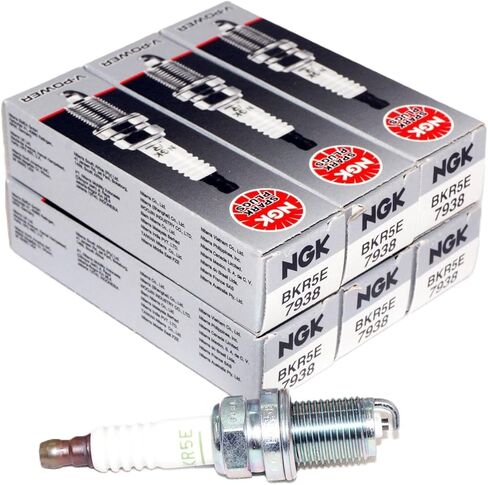 NGK Spark Plug BKR5E 5938(7938) Pack of 6 in Saudi Arabia