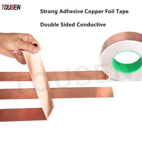 0.05mm x 1" x 33FT JC-ST90 Double Conductive Copper Foil Tape – EMI Shielding, 99.95% Purity for Circuits & Static Control in Saudi Arabia