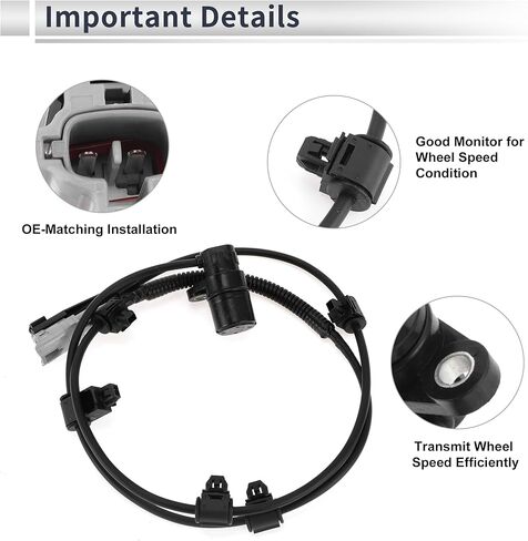 Rear Left ABS Wheel Speed Sensor for Toyota 4Runner 1996-2002 ABS Sensor Anti-lock Braking System Sensor No.8954635030 1 Pcs in Saudi Arabia