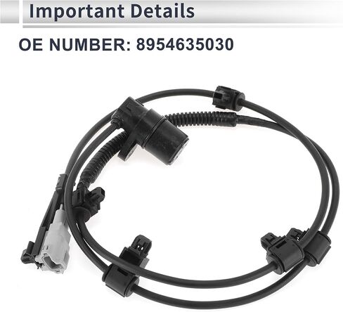 Rear Left ABS Wheel Speed Sensor for Toyota 4Runner 1996-2002 ABS Sensor Anti-lock Braking System Sensor No.8954635030 1 Pcs in Saudi Arabia