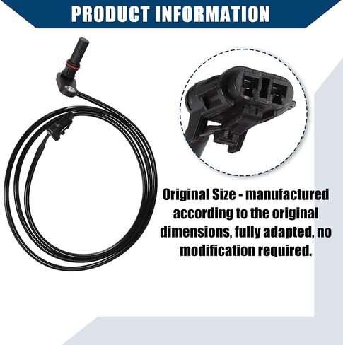 No.MK585279/MK585280 ABS Wheel Speed Sensor for Mitsubishi FUSO CANTER/Rear Left Right/Durable Metal/ 2 Pcs Black in Saudi Arabia