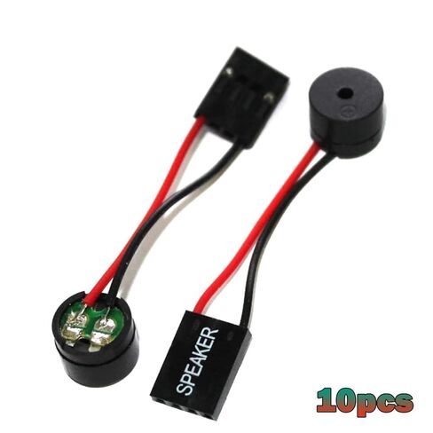 10pcs Mini Speaker Interanal Computer Motherboard Speaker Mini Onboard Case Buzzer Board Beep Alarm Speaker Kit in Saudi Arabia