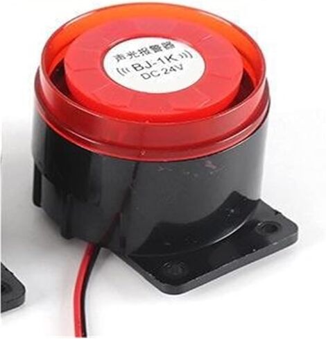 High Decibel 24V Active Sounder BJ-1K Dual Audio Siren Sound and Light Alarm Wall Anti-Theft Buzzer(BJ-1KAC380V) in Saudi Arabia