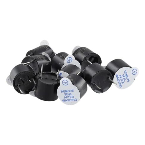 10PCS Active Buzzer Sounder Speaker Buzzer 5V Buzzer Alarm Ringer 12 * 9.5mm Magnetic Long Continous Beep Tone in Saudi Arabia