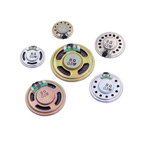 1pcs 8R 0.5W Horn Loud Speaker Buzzer Ringer 20mm 23mm 28mm 30mm 40mm 50mm 8 ohm 0.5W Small Loudspeaker(1Pcs 50mm) in Saudi Arabia