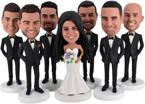 Custom Bobblehead,Personalized Custom Full,Custom Personalized Unique Handmade Bobbleheads Figurine,Action Figure Based on Your Photo in Saudi Arabia