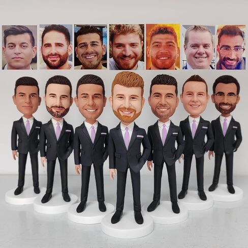 Custom Bobblehead,Personalized Custom Full,Custom Personalized Unique Handmade Bobbleheads Figurine,Action Figure Based on Your Photo in Saudi Arabia