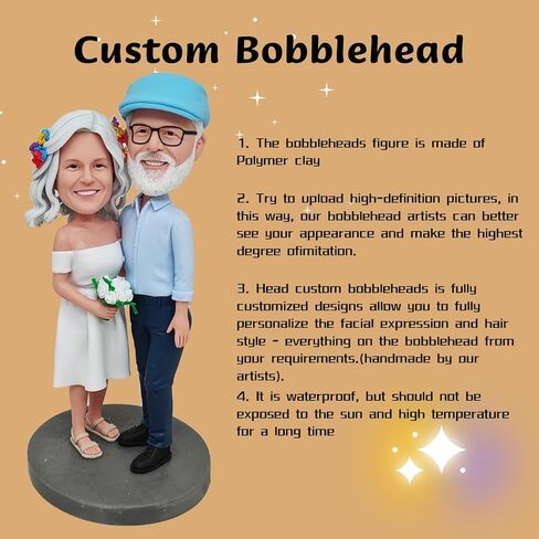 Custom Bobblehead,Personalized Custom Full,Custom Personalized Unique Handmade Bobbleheads Figurine,Action Figure Based on Your Photo in Saudi Arabia