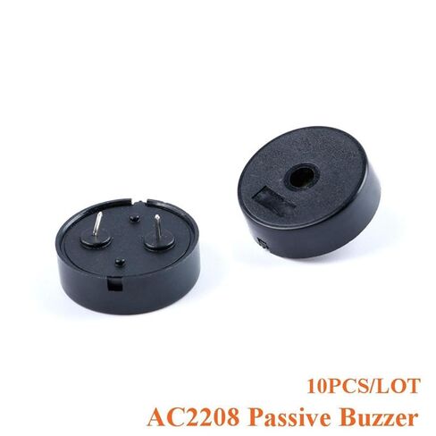 10pcs AC2208 Passive Piezoelectric Buzzer AC 3-24V 22 * 8mm Mini Piezo Buzzers Speaker Frequency 4KHZ in Saudi Arabia