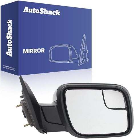 AutoShack Side View Mirror Power Black Replacement for 2011 2012 2013 2014 2015 Ford Explorer 2.0L 3.5L V6 AWD FWD Passenger Side 1-PC in Saudi Arabia
