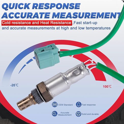 234-9062 234-4359 Oxygen Sensor Upstream and Downstream Compatible with 2007 2008 2009 Honda CR-V 2.4L 2PCS in Saudi Arabia