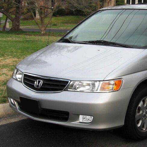 DNA MOTORING FL-ZTL-123-CH المصد الأمامي للسائق وجانب الراكب يعزز الرؤية [متوافق مع 99-04 Honda Odyssey] in Saudi Arabia