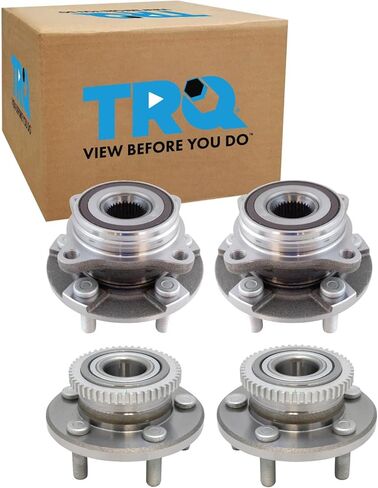 TRQ 2 Piece Wheel Bearing & Hub Assembly Set Compatible with 2015-2021 Ford Mustang in Saudi Arabia