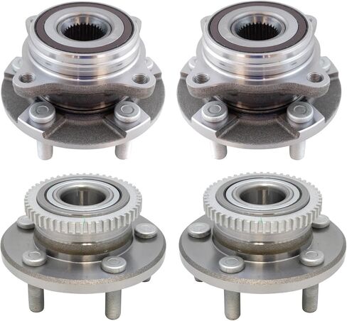 TRQ 2 Piece Wheel Bearing & Hub Assembly Set Compatible with 2015-2021 Ford Mustang in Saudi Arabia