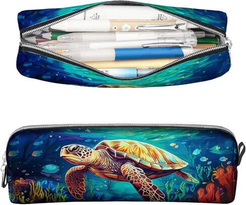 Cute Colorful Dog Paws Pencil Case,PU Pencil Pouch, Portable Pencil Bag, Multipurpose Pen Case for Study & Office in Saudi Arabia