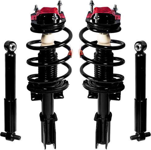 2PCS Front Struts w/Coil Spring Assemblies Fits 2005-2010 Pontiac G6 | 2004-2012 Chevy Malibu | 2007-2009 Saturn Aura Shock Absorbers Replacement #172200 172199 in Saudi Arabia