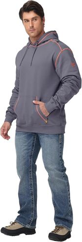 FR Hoodies for Men Flame Resistant Pullover 10.5oz FR Sweatshirt Heavy Weight 100% C Hooded Shirt in Kuwait