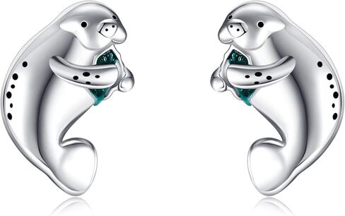 Jellyfish Earrings 925 Sterling Silver Jellyfish Jewelry Dangle Earrings Present for Women in Kuwait