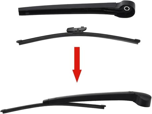 JSCARLIFE Rear Windshield Wiper Blade Arm Set for V-W ID.4 2021 2022 2023 2024, Rear Wiper Arm Blade Set -Original Equipment Replacement in Saudi Arabia