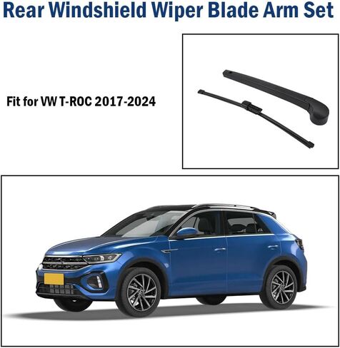 JSCARLIFE Rear Windshield Wiper Blade Arm Set for V-W ID.4 2021 2022 2023 2024, Rear Wiper Arm Blade Set -Original Equipment Replacement in Saudi Arabia