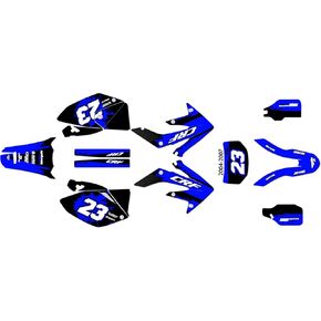 مجموعة رسومات لسيارة Honda CRF250X (2004-2007) سلسلة SPLASH باللون الأحمر 16 ميل - مجموعة ملصقات رسومات السباق المخصصة للدراجة الترابية، بدون بلاستيك in Kuwait