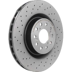 Brembo 09.C338.11 UV Coated Pillar Vented drilled Brake Rotor HONDA OE# 45251TV8E02 in Saudi Arabia