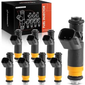 مجموعة حاقن الوقود A-Premium ذات 4 فتحات مكونة من 8 قطع متوافقة مع Ford Thunderbird 2003-2005 وLincoln LS 2003-2006، 3.9L، استبدال # 3W4Z9F593AB، 6W4Z9F593AA in Kuwait