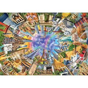 Anatolian Puzzle - Wonderful World Map, 3000 Piece Jigsaw Puzzle, 4923, Multicolor in Kuwait