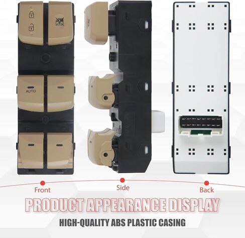 93570-3X000RAS Gray Master Power Window Switch Compatible with Elantra 2011 2012 2013 2014 2015 1.8L 2.0L L4(AUTO) in Saudi Arabia