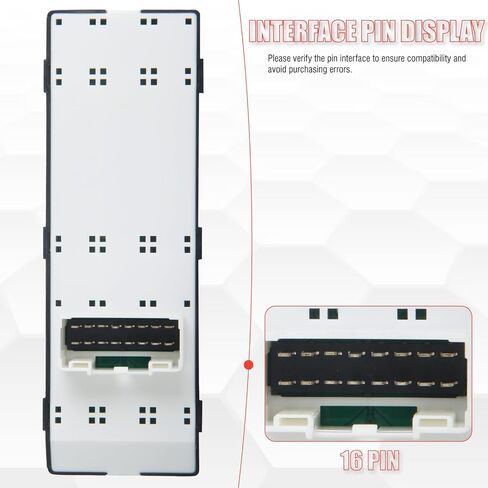 93570-3X000RAS Gray Master Power Window Switch Compatible with Elantra 2011 2012 2013 2014 2015 1.8L 2.0L L4(AUTO) in Saudi Arabia