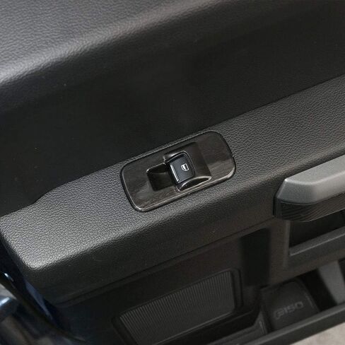 Voodonala Black Wood Grain Window Lift Panel Switch Trims Kit for 2015 2016 2017 2018 Ford F150 in Saudi Arabia
