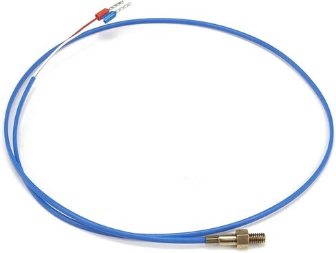 FTARB03 K Type M3 M4 Bolt Head ungrounded 0.6m Plastic Cable 3D Printer thermocouple Screw Temperature Sensor(M4 6x6.8mm Bolt hex) in Saudi Arabia
