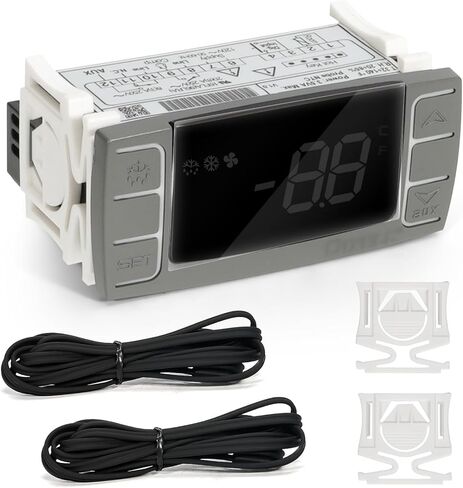for Carel Temperature Controller, PZGXS0J111 for Carel Control Temperature Thermostat with Sensor Probes NTC #Fit for Carel and All Refrigerator Types 115v Refrigeration Cooler Control in Saudi Arabia