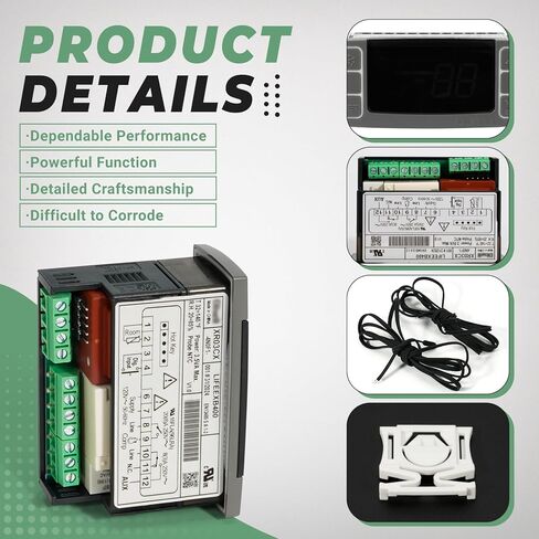 for Carel Temperature Controller, PZGXS0J111 for Carel Control Temperature Thermostat with Sensor Probes NTC #Fit for Carel and All Refrigerator Types 115v Refrigeration Cooler Control in Saudi Arabia