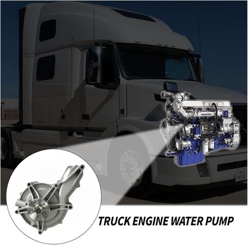20464403 Water Pump p Compatible 24070789 22902431 24152058 FIT VOLVO D13 US 20464403 Coolant pum Fit for Volvo FH13 FH16 FM9 FM11 FM13 Mack MP7 MP8 Engine TKB 70.030 3161436 in Saudi Arabia