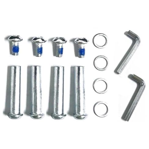 OD 8mm/0.31in Shaft Hex Socket Screw Inline Skate Wheel Roller Blades Replacement Skate Wheel Axles Repair kit w/Installation Tools (8 * 50mm/0.31 * 1.97in) in Saudi Arabia
