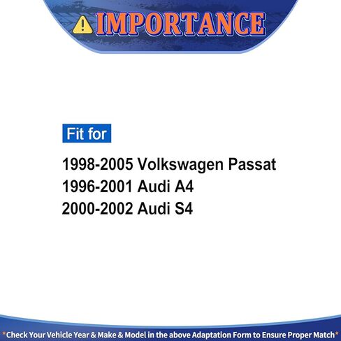 MAXFAVOR CV Axle Front Fit for VW Passat 1998-2003 2004 2005, for Audi A4 1996-2001 and S4 2000-2002 CV Axles 1.8L 2.8L 4.0L Auto Trans, FWD Left and Right Side CV Joint Shaft Assembly in Saudi Arabia
