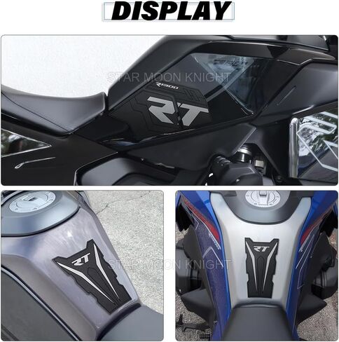 R 1300 RT Rubber Anti-slip Sticker Decals Tank Grips For BMW R1300RT R 1300RT 2025 2026+ Tank Pads Knee Traction Protective pads Accessories (Middle) in Saudi Arabia